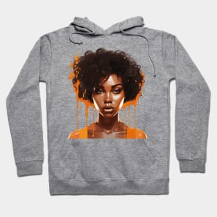 Afrocentric Woman Dripping With Melanin Hoodie